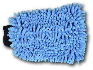 Microfibre Mesh Mitt with Cleaning Dreads
