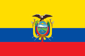 Compass Marine Printed Courtesy Flag - Ecuador