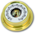 Ship’s Barometer - Brass | Talamex Series 125 Ship's Instruments