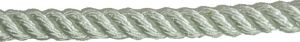 Reel of 200m Gleistein 3 strand polyester 6mm Rope - White