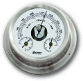Ship’s Barometer / Thermometer / Hygrometer - Stainless Steel | Talamex 125 Ship's Instruments