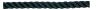 Reel of 100m Gleistein 3 strand polyester 8mm Rope - Black & Navy