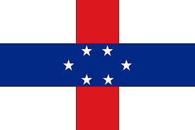 Compass Marine Printed Courtesy Flag - Dutch Antilles