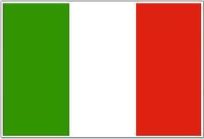 Compass Marine Printed Courtesy Flag - Italy