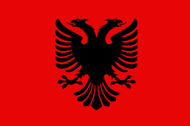 Compass Marine Printed Courtesy Flag - Albania