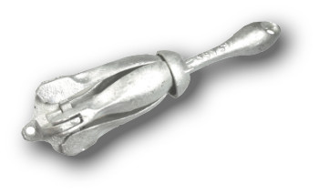 Folding Galvanised Grapnel Anchor 2.5kgs