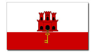 Compass Marine Printed Courtesy Flag - Gibraltar