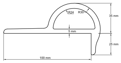 PG5 Heavy Duty Dock Extrusion