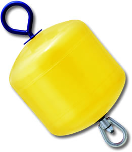 Polyform Norway - MB40 Hard-Shell Foam-filled Rod Buoy - 38cm dia.