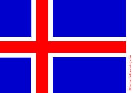 Compass Marine Printed Courtesy Flag - Iceland