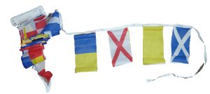 Compass Marine Signal Flag Bunting