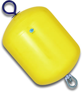 Polyform Norway - MB100 Hard-Shell Foam-filled Rod Buoy - 50cm dia.